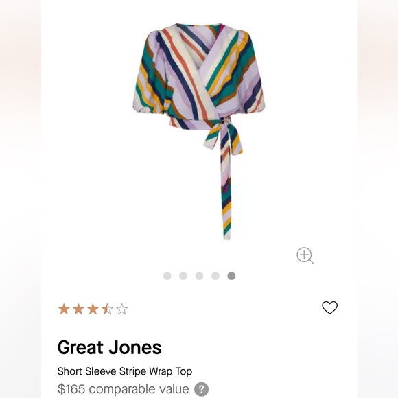 Great Jones wrap top, like new, size small - Picture 4 of 9